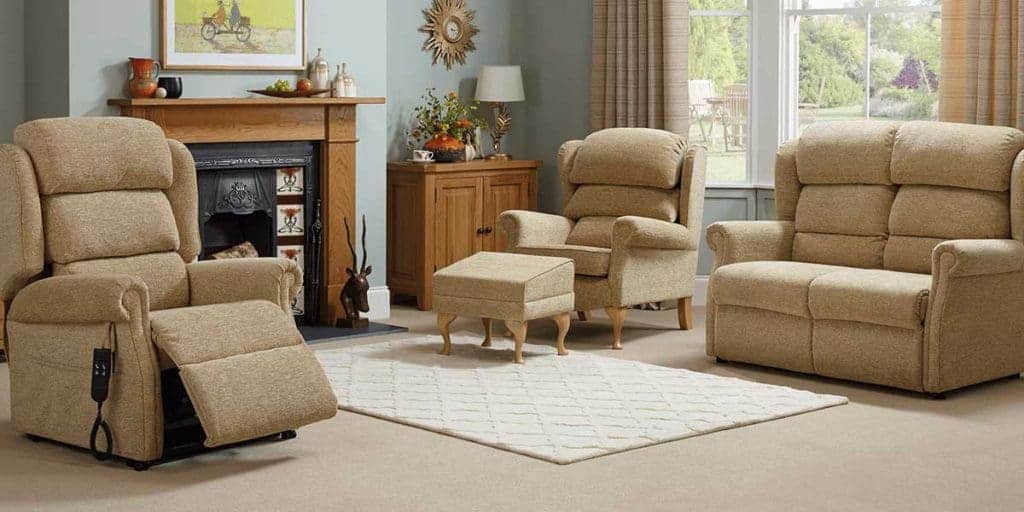 Oak Tree Oak collection rise and recline chairs.