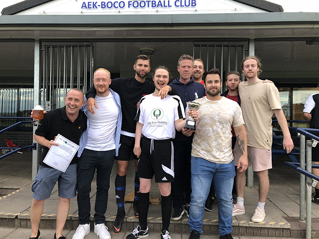 Image of Oak Tree Mobility charity football team