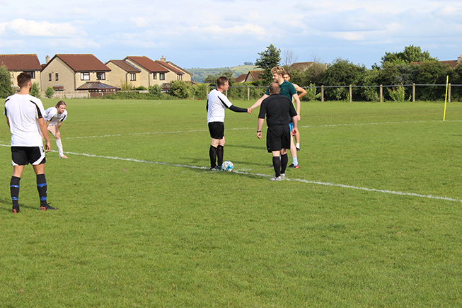 Image of the Oak Tree charity football match