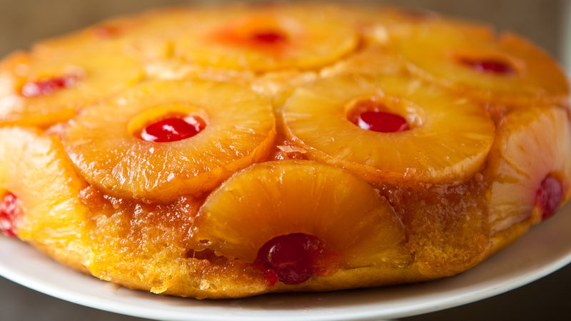 Pineapple upside down cake