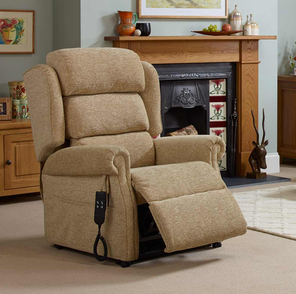 Waterfall chair back for a rise and recliner chair by Oak Tree Mobility